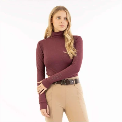 Abbildung von ANKY Shirt AW25 Mockneck Windsor Wine XS Agradi.deVerkauft von Agradi
