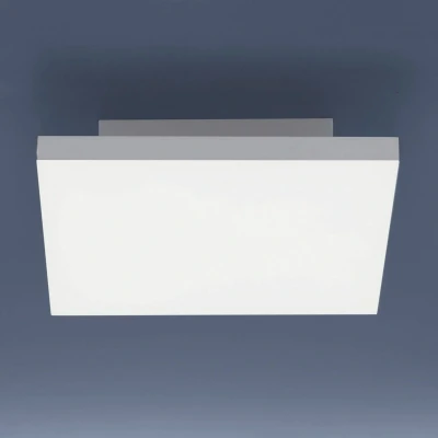 Abbildung von LeuchtenDirekt LED Panel Deckenleuchte, rahmenlos 29.5x29.5cm, CCT warmweiß kaltweiß, Fernbedienung dimmbar, CANVAS…