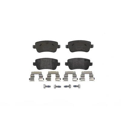 Abbildung von BREMBO P 23 101 Bremsbelagsatz exkl. Verschleißwarnkontakt mit Bremssattelschrauben Zubehör FIAT: Croma II Estate