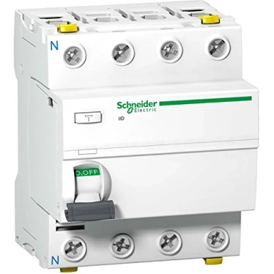 Abbildung von Schneider Electric A9Z24425 Fehlerstrom Schutzschalter iID, 4P, 25A, 300mA, Typ A