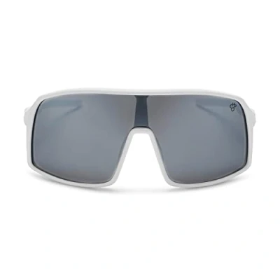 Abbildung von CHPO Erica Unisex Sonnenbrille, Größe: One Size, White/silver