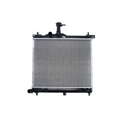 Abbildung von THERMOTEC D70516TT Kühler, Motorkühlung Aluminium für Fahrzeuge mit/ohne Klimaanlage 349 444 16 Schaltgetriebe Kühlrippen gelötet HYUNDAI: i10 I