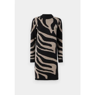 Abbildung von Object Objray Dress Strickkleid, Damen, Größe: XS, Black/fossil