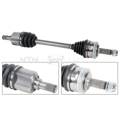 Abbildung von SNR DK84.006 Antriebswelle Vorderachse links 670mm mit Gummilager KIA: Sportage II, HYUNDAI: Tucson