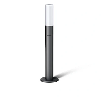 Abbildung von Steinel LED Wegeleuchte GL 65 Anthrazit, Opalglas, Aluminium Standleuchte, Gartenleuchte warmweiß, 77 cm hoch