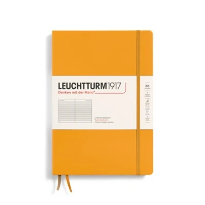 Abbildung von LEUCHTTURM1917 366167 Notizbuch Composition (B5), Hardcover, 219 nummerierte Seiten, Rising Sun, Liniert