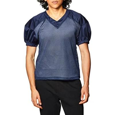 Abbildung von Champro Herren Football Practice Jersey Time Out Fußballtrikot aus Polyester, Navy, XL