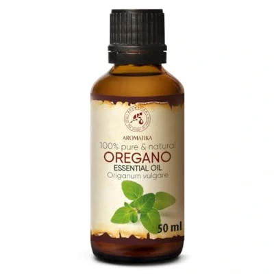 Abbildung von Oreganoöl Ätherisches 50 ml Origanum vulgare naturrein für Aroma Diffusor &amp; Aromalampe Oregano ätherisches Öl Schönheit Entspannung Aromatherapie