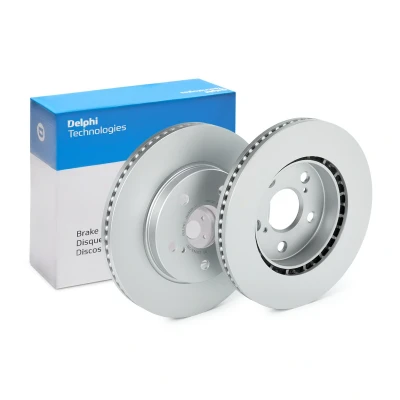 Abbildung von Bremsscheiben DELPHI BG5051C vorne, belüftet, 2 Stück