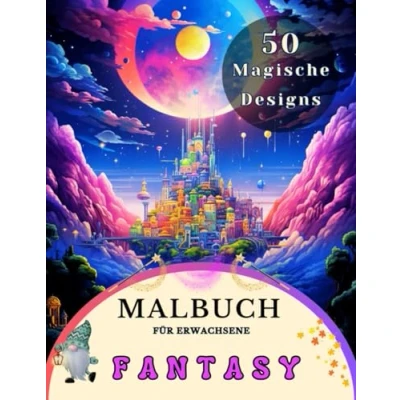 Abbildung von Fantasy Malbuch für Erwachsene: Das Verzaubernde Ausmalbuch Mit Feenhaften Feen, Feenschlössern, Elfen, Drachen und Vielen Märchenmotiven Kreative ... Ausmalstunden Erwachsene Jugendliche
