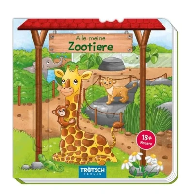 Abbildung von Trötsch Pappenbuch Alle meine Zootiere: Kinderbuch Entdeckerbuch Beschäftigungsbuch Spielbuch