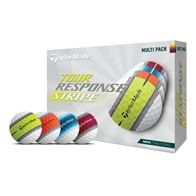 Abbildung von TaylorMade Herren Golfbälle Tour Response, gestreift, Mehrfarbig