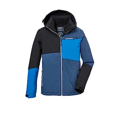 Abbildung von killtec Jungen Funktionsjacke mit Kapuze und Schneefang/Outdoorjacke ist wasserdicht KOW 161 BYS JCKT, deep royal, 152, 40917 000