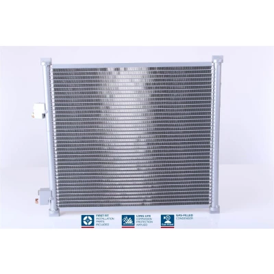 Abbildung von NISSENS 94302 Klimakondensator ohne Trockner Aluminium 445 R 134a