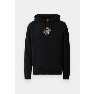 Abbildung von Santa Cruz Burnt OPUS Front HOOD Unisex Sweatshirt, Größe: Small, Black