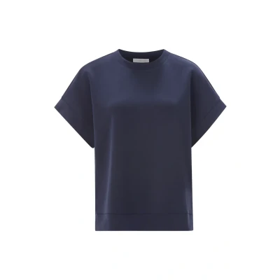 Abbildung von Rich &amp; Royal MIT Angeschnittenem ARM Tshirt basic, Damen, Größe: 40, Midnight blue