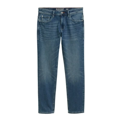 Abbildung von TOM Tailor Marvin MIT Stretch Jeans Straight Leg, Herren, Größe: 38x30, Used mid stone blue denim