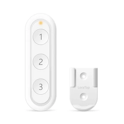 Abbildung von LoraTap Intelligente ZigBee Fernbedienung 3 Tasten Steuerung für Tuya Rollladen und Schaltmodule, Einfache Handhabung, Kompatibel mit Smart Life App, Hub Erforderlich