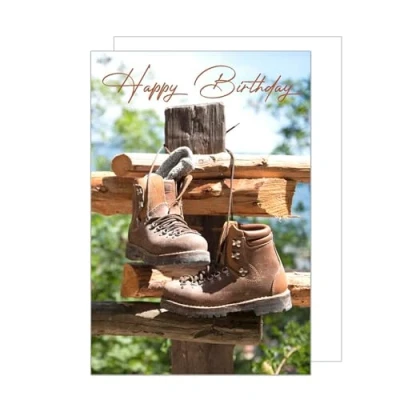 Abbildung von Edition Seidel Premium XXL Maxi Glückwunschkarte zum Geburtstag mit Umschlag Format DIN A4. Geburtstagskarte Grusskarte Karte Billet Happy Birthday Mann Frau Wandern Hobby (A4 G3056)