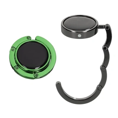 Abbildung von kwmobile Taschenhalter für Tisch 2X Faltbare Antirutsch Handtaschenhalter Haken Taschen Aufhänger Geschenkidee Gadgets Frauen Taschenhaken Set