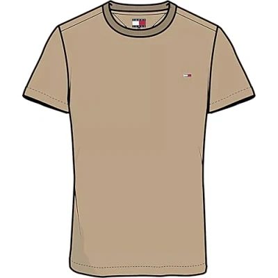 Abbildung von Tommy Jeans SLIM TEE Tshirt basic, Herren, Größe: 56, Relic tan