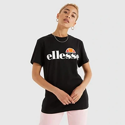 Abbildung von Ellesse Albany Tshirt print, Damen, Größe: 42, Black