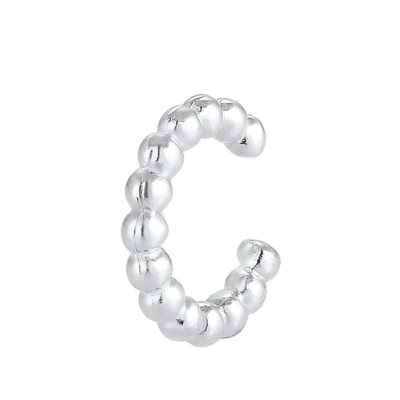 Abbildung von Elli Earcuff Design Ohrringe silvercoloured, Damen, Größe: One Size, Silver coloured