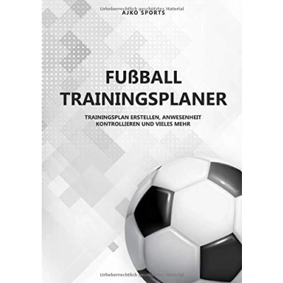 Abbildung von Fussball Trainingsplaner: Notizbuch für Fussballtrainer Training strukturiert planen mit Taktiktafel, Spielfeldvorlagen und vieles mehr...