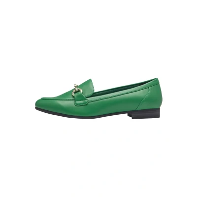 Abbildung von MARCO TOZZI Damen Loafer mit Absatz Elegant Vegan, Metallisch (Grün), 37 EU