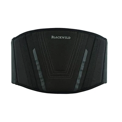 Abbildung von BLACKWILD Nierengurt Motorrad Herren und Damen, Grundschwarz Effektive Stabilisierung nierenwärmer Lendenwirbelstütze (4XL = 155 170cm Bauchumfang)