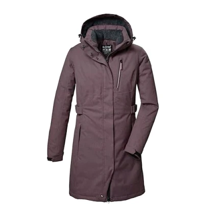 Abbildung von killtec Damen Funktionsparka/Parka mit abzippbarer Kapuze KOW 303 WMN PRK, malve, 36, 41815 000