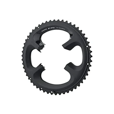 Abbildung von Shimano Unisex Erwachsene 105 Kettenblatt, Schwarz, 52 zähne