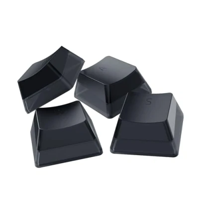 Abbildung von Razer Phantom Tastenkappen Upgrade Set Fast unsichtbares Pudding Design für durchscheinende RGB Beleuchtung (128 Tasten, Tastenentferner, Stabilisatoren) Schwarz, US &amp; UK Layout
