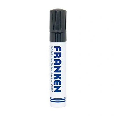Abbildung von FRANKEN Board Marker, nachfüllbar, 4 12 mm Keilspitze, 1 Stück, schwarz, Z1907 10