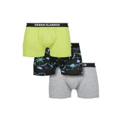 Abbildung von Urban Classics 3 PACK Panties, Herren, Größe: 6XL, Electiclime/grey