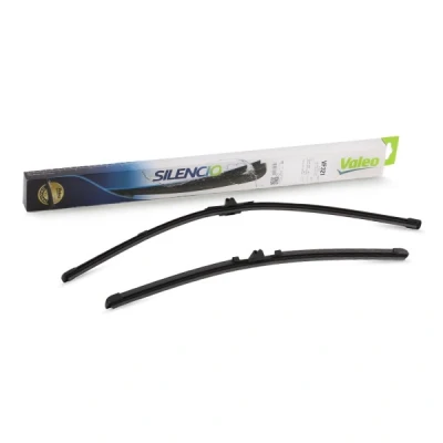 Abbildung von Scheibenwischer Valeo Silencio X.trm, Flat Blade Set 574321 vorne Rahmenlos Stiftbefestigung BMW: 3 Touring, Saloon, Coupe
