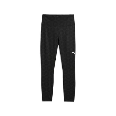 Abbildung von PUMA Unisex W TAD GRAPHIC TIGHT 7/8 AOP baby strumpfhose, Black AW 048281 0001, XL