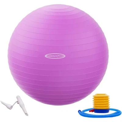 Abbildung von BalanceFrom Rutschfester Gymnastikball, 68 75cm, XL