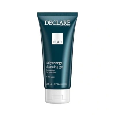 Abbildung von Declaré Men Daily Energy Cleansing Gel 200 ml Porentiefe Gesichtsreinigung für Herren mit Panthenol Lindert Irritationen und Rötungen Geeignet alle Hauttypen