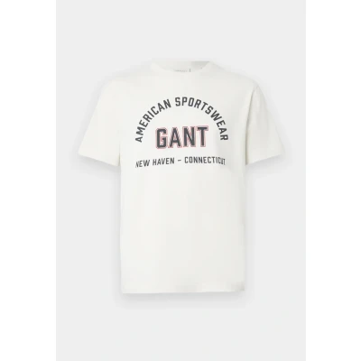 Abbildung von GANT Printed Graphic Tshirt print, Herren, Größe: 3XL, Cream