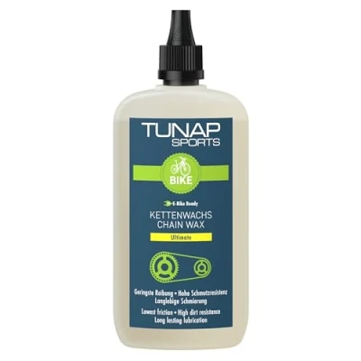 Abbildung von TUNAP SPORTS Kettenwachs Ultimate Tropfflasche 100 ml Fahrrad Trockenschmierung Spray für die Kette auf Wachs Basis Geschmeidiges Schmierfett E Bike Ready Made in Germany