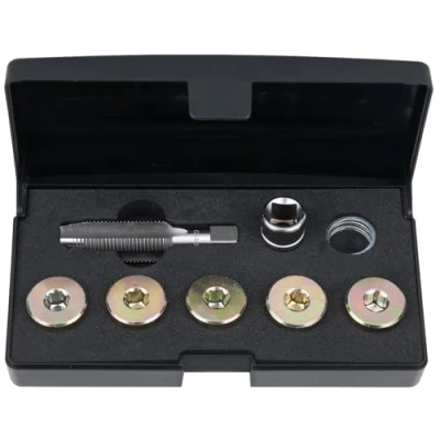 Abbildung von KS Tools 150.4930 Ölablassschrauben Gewindereparatur Satz, 12 tlg. M17 x 1,5