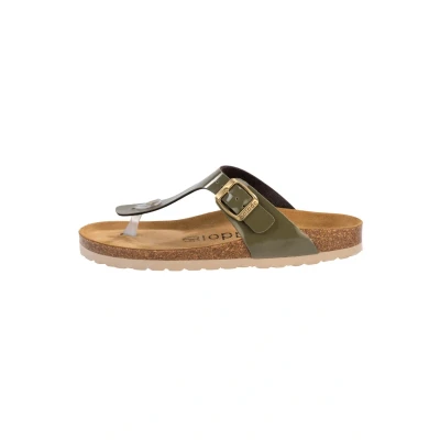 Abbildung von Palado KOS Zehentrenner, Damen, Größe: 37, Olive lack Schuhe