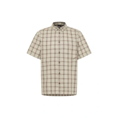 Abbildung von Jack Wolfskin Hemd, Herren, Größe: Large, Check cold coffee