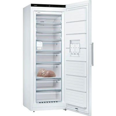 Abbildung von Bosch GSN58AWCV Serie 6 XXL Gefrierschrank, 191 x 70 cm extra breit, 365 L, NoFrost nie wieder abtauen, LED Beleuchtung gleichmäßige Ausleuchtung, BigBox Platz für großes Gefriergut