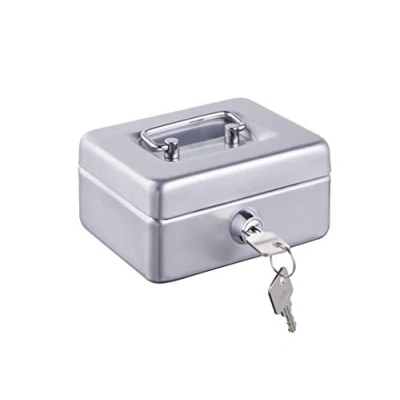 Abbildung von ALCO Albert 850 36 Mini Box, Kinderkassette mit Schlitz, 125 x 95 60 mm, silber