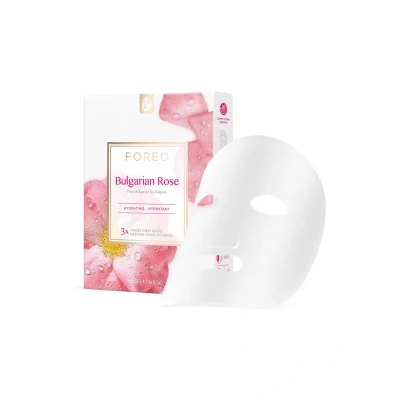 Abbildung von Foreo FARM TO FACE Sheet MASK Bulgarian ROSE 3PCS Gesichtsmaske, Größe: One Size,