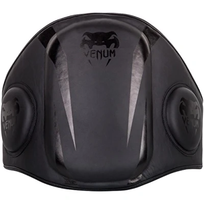 Abbildung von Venum Unisex Adult Elite Bauchschutz, Schwarz/Schwarz, Einheitsgröße