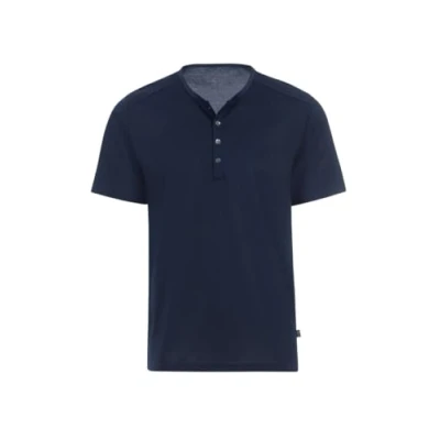 Abbildung von TRIGEMA T Shirt mit Knopfleiste Deluxe Baumwolle