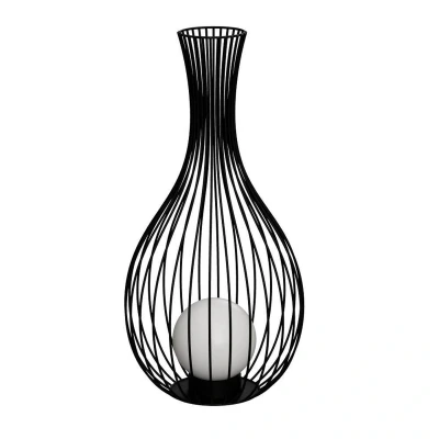 Abbildung von EGLO Stehlampe »FOSSOMBRONE«, Leuchtmittel E27 wechselbar ohne Leuchtmittel, Stehleuchte in schwarz aus Stahl verzinkt exkl. 1X10W